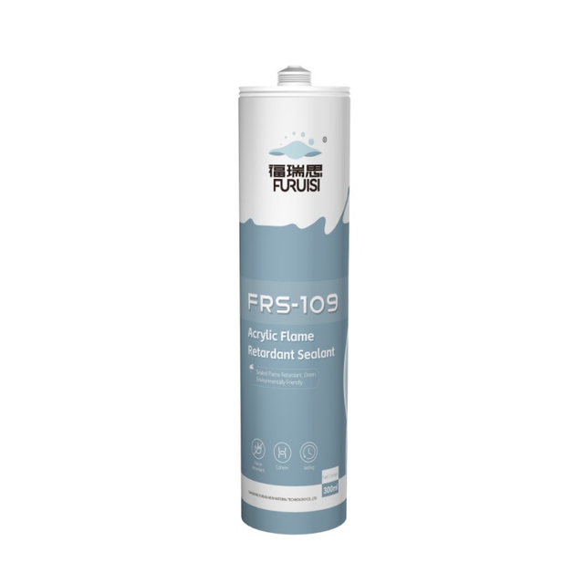 FRS-109 مصنع مانع التسرب السيليكون مضاد النار النار على Fireproof Sealant FV0 درجة قوية مثبتة اللهب عالية الأداء حماية البيئة وخالية من التلوث